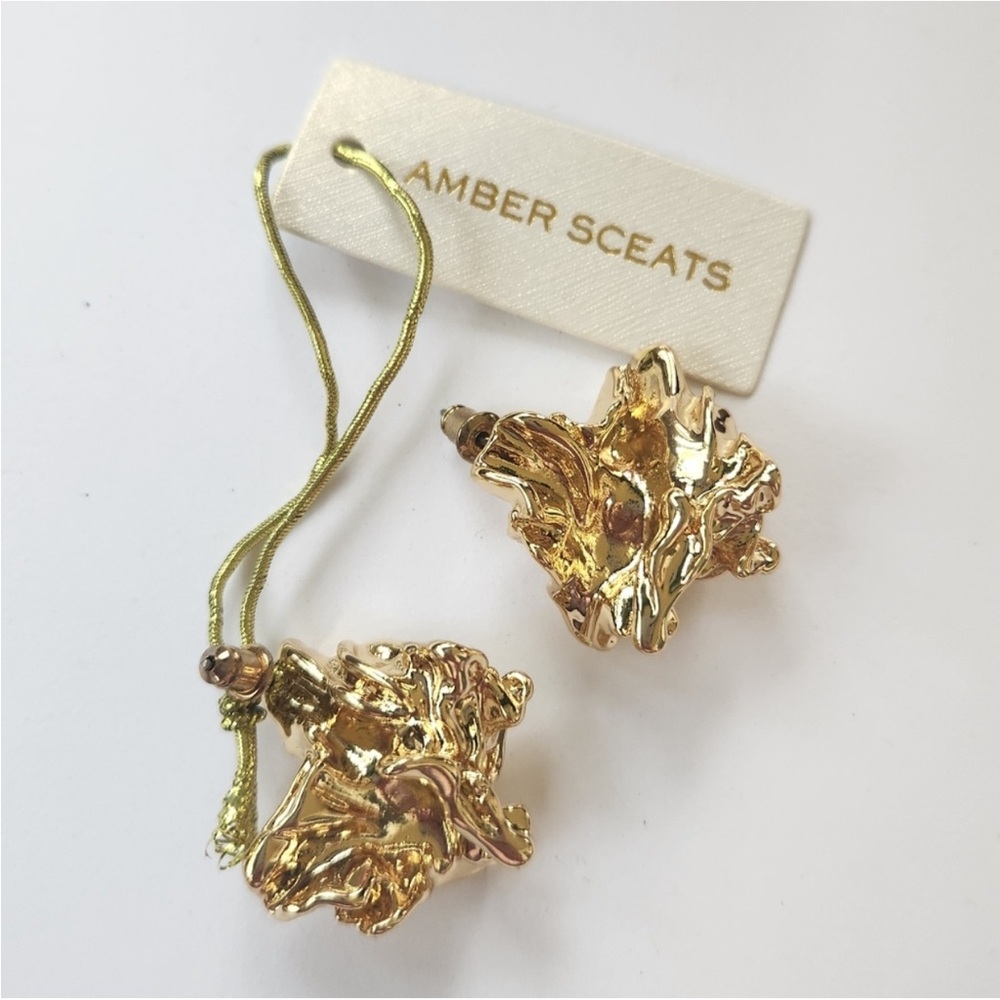 Amber Sceats Reese Earrings 24 k gold plating - Picture 13 of 16